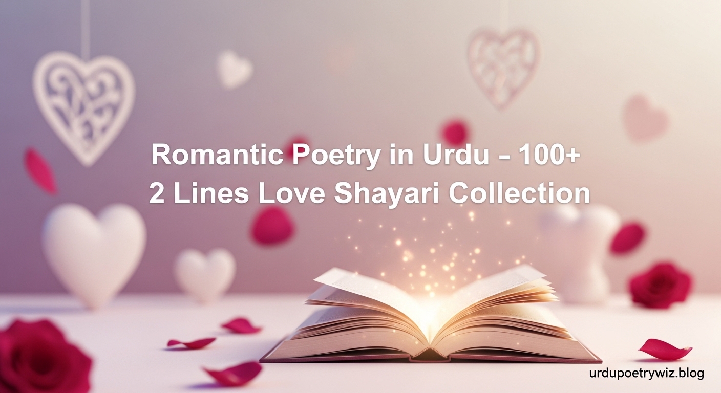 Romantic Poetry in Urdu – 100+ 2 Lines Love Shayari Collection
