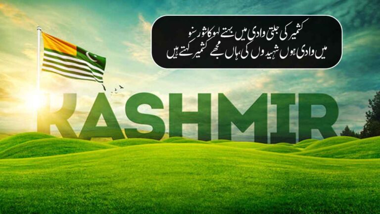Kashmir Day Poetry 2-Lines Kashmir Day Shayari in Urdu